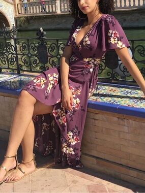 cotton candy la floral maxi dress Final Sale - Cotton Candy LA